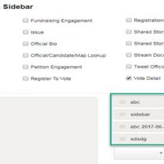 Creating and Editing Sidebars